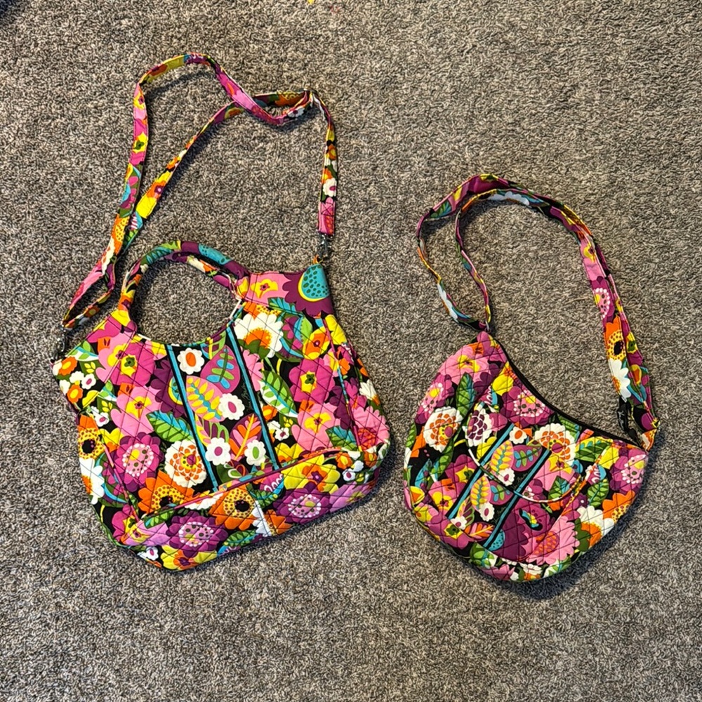 Vera Bradley Vibrant Floral crossbody Bag Set